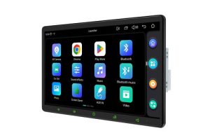 Double IC High Power Car Stereo with LCD & Remote Control | Universal Fit MP3 Player -Bluetooth, USB, AUX, FM Radio, SD Card