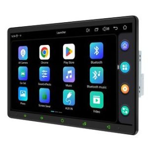 Double IC High Power Car Stereo with LCD & Remote Control | Universal Fit MP3 Player -Bluetooth, USB, AUX, FM Radio, SD Card